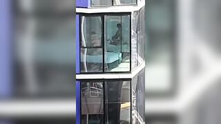 Couple caught by construction workers