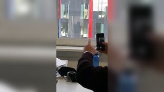 Board meeting cut short when they notice couple is fucking in building next door. - Funny