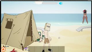 footage from the game Fuckerman: Beach