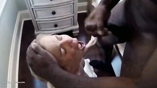 aged white wife first BBC experiment - the facial