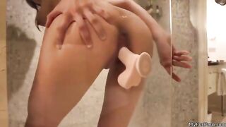 Hardcore: Eventually, She'll Receive Around to Bathtime, but Right Now Her Vagina's Occupied