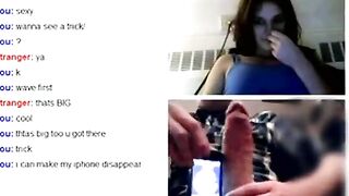 NSFW Reactions: Gal Amazed by Phone Trick