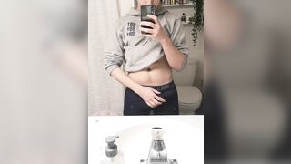 Naked Selfies: Gif of me pulling it out ??