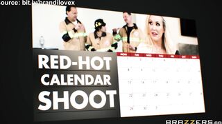 Aged But Still Fuckable: Red-Hot Calendar Discharge - Brandi Love & Ricky Spanish