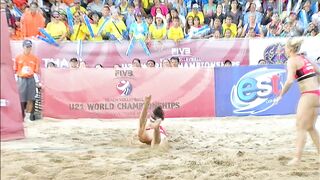 Olympic Games: Maria Bocharova Russian beach volleyball player