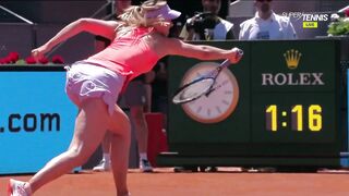 Maria Sharapova in action