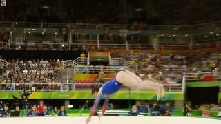 Olympic Games: Aly Raisman during floor last
