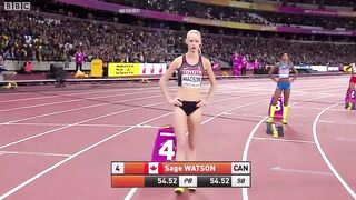 Olympic Games: Sage Watson 400m hurdles