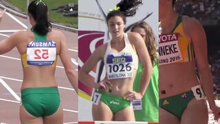 Olympic Games: Michelle Jenneke front and back