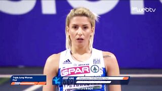 Triple Jump hotness Papachristou winning silver in Yesterdays EU championships - Olympic Games