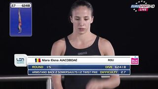 Mara Elena Aiacoboae - Romanian diver