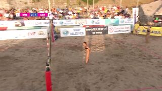 Beach Volleyball Rally - Olympic Games