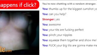 Sex chats from Omegle: Got walked in on during the time that showing her breasts