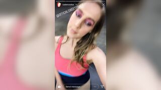 Pornstar Cadence Lux's Instagram Story
