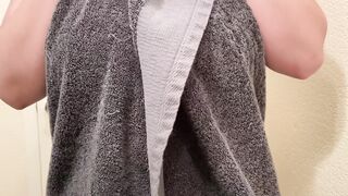 I heard you guys like these post shower on/off's - Dressed and Undressed