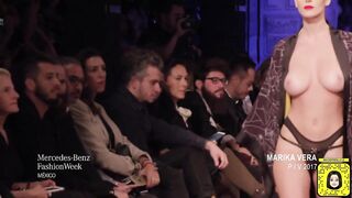 On Stage: Alejandra Guilmant Topless at a runway
