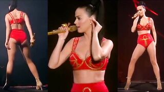Katy Perry wearing red - On Stage