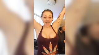 she Shakes Out A Nip!