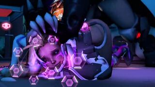 Sombra Hacks Reaper to Fuck Her Silly - Overwatch
