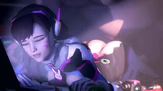 d.Va fucked on the couch
