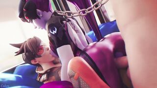 Overwatch: Tracer and Widow Shackled Up