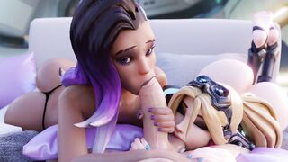 sombra and Widowmaker engulfing your weenie
