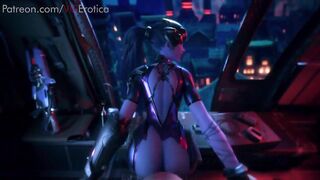 Widowmaker gets Anal during a mission - Overwatch