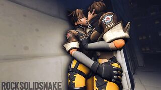 Overwatch: Tracer goes and copulates herself
