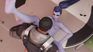 Widowmaker and Reyes on the table - Overwatch