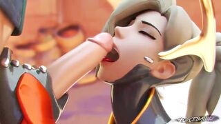 Overwatch: Lenience licking and blowing