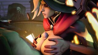 Overwatch: Witch Lenience titfuck, sound version in comments