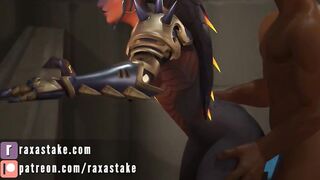If a dragoness gives you a second dick, you have to repay her, Symmetra - Overwatch