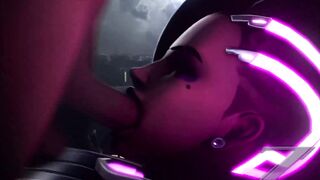 Overwatch: Sombra oral sex