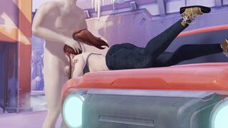 Overwatch: Briggite Volskya Oral sex by