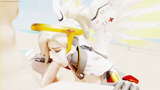 Overwatch: Lenience oral sex at the beach