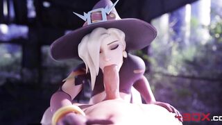 Overwatch: Witch Lenience Oral sex,