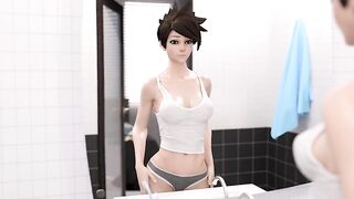 Tracer being cute, - Overwatch