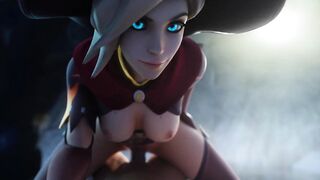 Witch Mercy Cowgirl POV - Overwatch