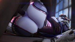 Overwatch: Widowmaker fucked by a BBC