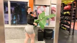 Stretching her shorts to the max... - hat Ass Asian Girls