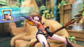 You won't see this Evie upskirt in her top play anymore. She now crosses her legs sooner - Paladins