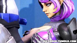 Paladins: Fuck it im to lascivious and hard so heres one skye tittyfuck