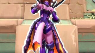 Closer angle and perfect loop of Demonette Maeve + Starlet emote - Paladins