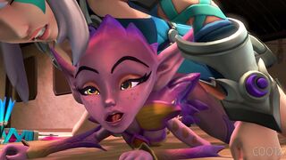 Willo getting the "hard support" from io - Paladins