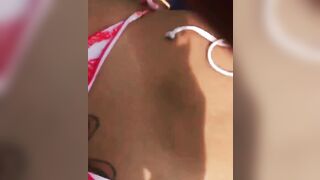 Carli Foxx Splitting Her Butt Cheeks - PAWG