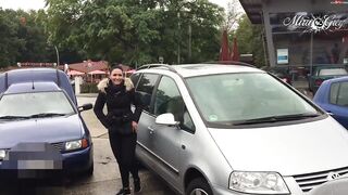 Pee: Pissing in a busy parking lot
