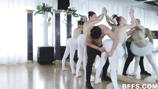 Consummate: Ballet instructor bangs his juvenile students