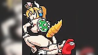 Pixel Tentacle: Bowsette Is An Aggressive Rider