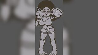 Pixel Tentacle: Test Sprite Animations for Greta Boxing Match