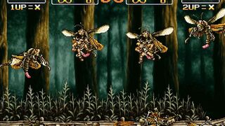 MetalSlug3 Eri and Fio caught by giant locust - Pixel Art